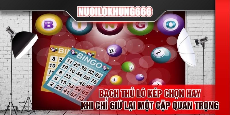 Bạch thủ lô kép chọn hay khi chỉ giữ lại một cặp quan trọng