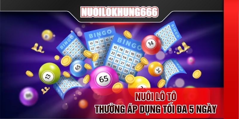 Nuôi lô tô thường áp dụng tối đa 5 ngày