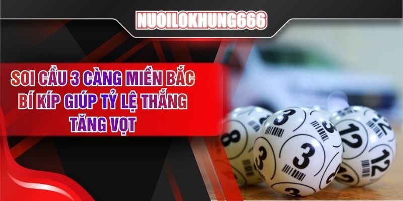 Soi Cầu 3 Càng Miền Bắc - Bí Kíp Giúp Tỷ Lệ Thắng Tăng Vọt