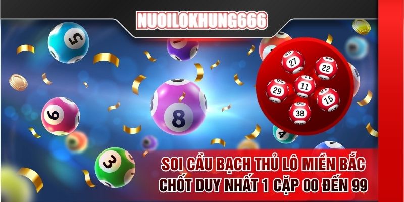 Soi cầu bạch thủ lô miền Bắc chốt duy nhất 1 cặp 00 đến 99